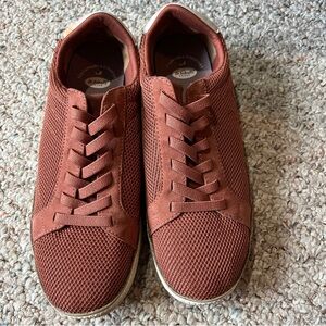 Dr Scholls Womens Seaside Shoes Size 9.5M Slip On Lace up Comfort Sneakers coral